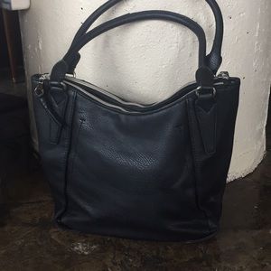 Relic purse- Black vegan leather